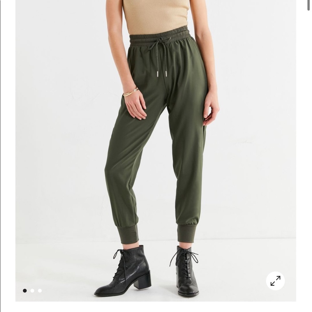 dark green joggers